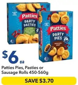 Ritchies Patties Pies, Pasties or Sausage Rolls offer