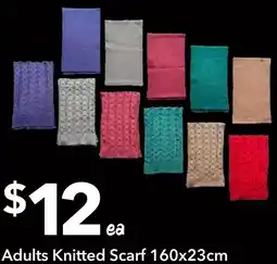 Ritchies Adults Knitted Scarf offer