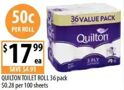 Supabarn Quilton toilet roll offer