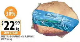 Supabarn Bass strait grass fed msa rump caps offer