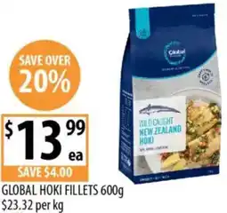 Supabarn Global hoki fillets offer