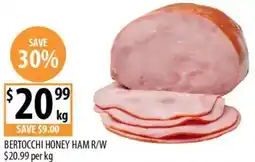 Supabarn Bertocchi honey ham r/w offer