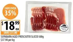 Supabarn Supabarn aged prosciutto sliced offer