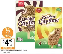 Supabarn Golden gaytime multi packs range offer