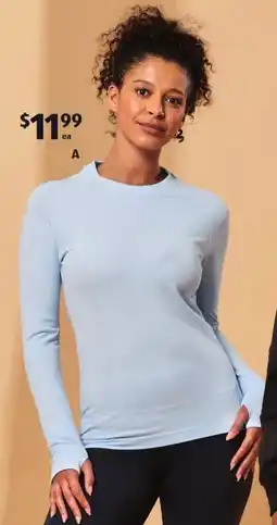 ALDI A Women's Fitness Long Sleeve Top offer