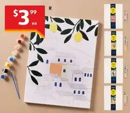 ALDI R Canvas Painting Kit offer