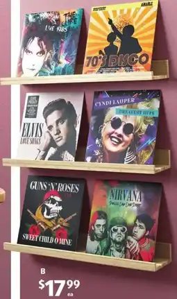 ALDI B Assorted Vinyl Records offer