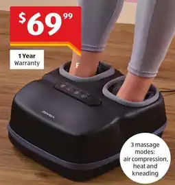 ALDI F Foot Massager with Air Compression offer