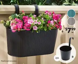 ALDI D Metal Hanging Trough or Pots offer