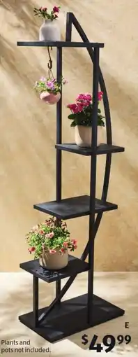 ALDI E Metal Plant Stand offer