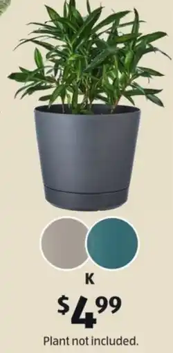 ALDI K 12" Self-Watering Planter offer