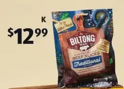 ALDI K The Biltong Man Traditional Sliced Biltong offer