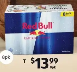 ALDI T Red Bull Energy Drink offer