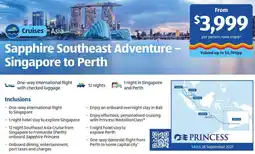 ALDI Sapphire Southeast Adventure Singapore to Perth offer