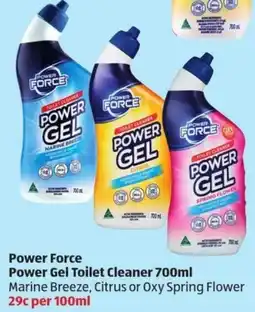 ALDI Power Gel Toilet Cleaner offer