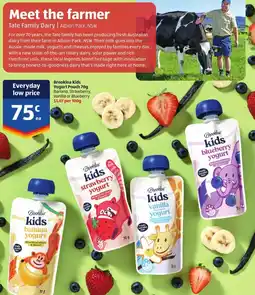 ALDI Brooklea Kids Yogurt Pouch offer