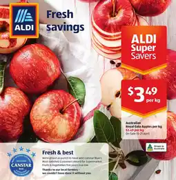 ALDI Australian Royal Gala Apples offer