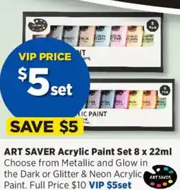 Spotlight Art saver acrylic paint set offer