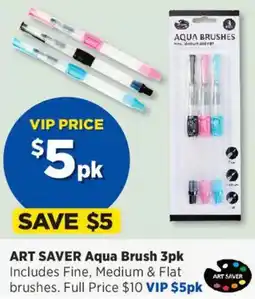Spotlight Art saver aqua brush 3pk offer