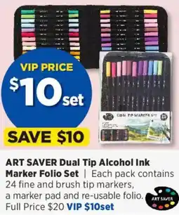 Spotlight Art saver dual tip alcohol ink marker folio set offer