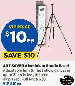 Spotlight Art saver aluminium studio easel offer