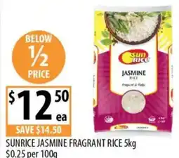 Supabarn Sunrice jasmine fragrant rice offer