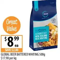 Supabarn Global beer battered whiting offer