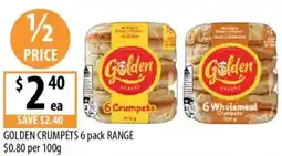 Supabarn Golden crumpets offer
