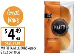 Supabarn Mr pitta milk buns offer