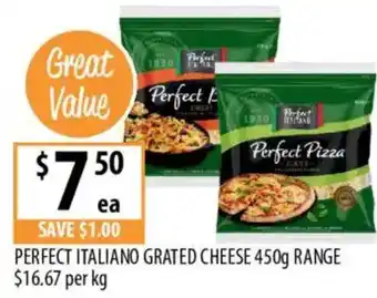 Supabarn Perfect italiano grated cheese offer