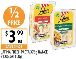 Supabarn Latina fresh pasta offer