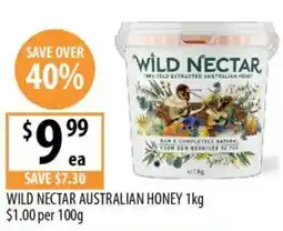 Supabarn Wild nectar australian honey offer