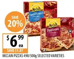 Supabarn Mccain pizzas offer