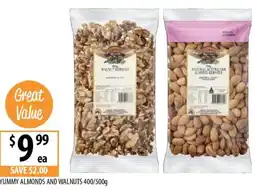 Supabarn Yummy almonds and walnuts offer