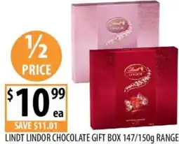 Supabarn Lindt lindor chocolate gift box offer
