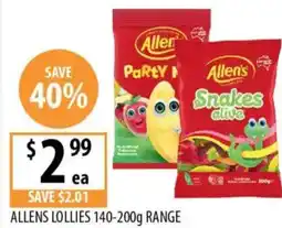 Supabarn Allens lollies offer