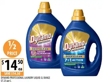 Supabarn Dynamo professional laundry liquid offer