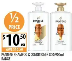 Supabarn Pantene shampoo & conditioner offer