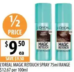 Supabarn L'oreal magic retouch spray offer