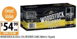 Supabarn Woodstock & cola offer