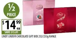 Supabarn Lindt lindor chocolate gift box offer
