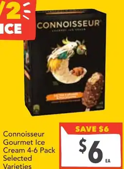 Supa Valu Connoisseur Gourmet Ice Cream offer
