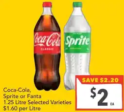 Supa Valu Coca-Cola, Sprite or Fanta offer