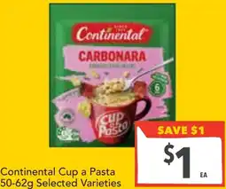 Supa Valu Continental Cup a Pasta offer