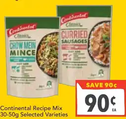 Supa Valu Continental Recipe Mix offer