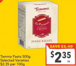 Supa Valu Tamma Pasta offer