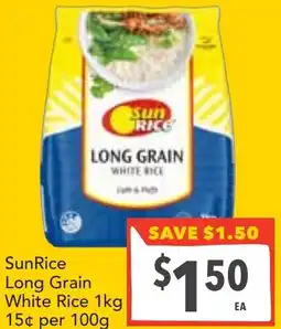 Supa Valu SunRice Long Grain White Rice offer