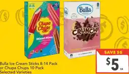 Supa Valu Bulla Ice Cream Sticks offer