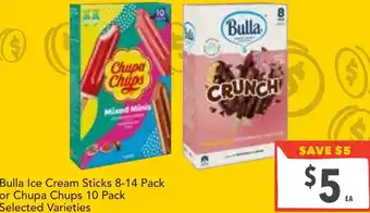 Supa Valu Bulla Ice Cream Sticks offer