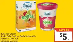 Supa Valu Bulla Ice Cream offer